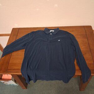Southern Tide Long Sleeve Polo, Navy, XL